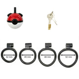 3D Spiritual Spherical Chastity Cage side | 3d-chastity