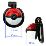 3D Spiritual Spherical Chastity Cage lock and ring | 3d-chastity
