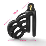 3D Stegosaurus Narrow Face Chastity Device Kit - 3d-chastity