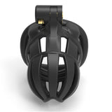 3D Wide Head Stegosaurus Chastity Device Kit wearing | 3d-chastity