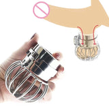 Ball Stretcher Lock Chastity Cage size and shape | 3d-chastity