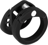 CB6000S Silicone Chastity Cage Black lock and ring | 3d-chastity