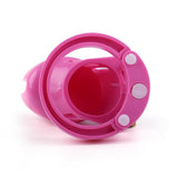 Pretty In Pink Chastity Cage material finish close | 3d-chastity