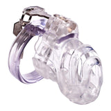 Prison Resin Chastity Cage lock and ring | 3d-chastity