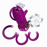 Plastic Sissy Chastity Cage wearing | 3d-chastity