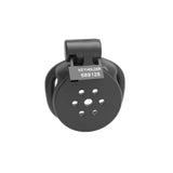 Black Flat Chastity Cage lock and ring | 3d-chastity
