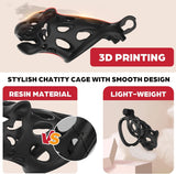3D Chastity Cage Special material finish close | 3d-chastity