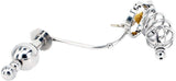 Chastity Cage with a Butt Plug Attachment and Urethral Sound 1.77 Inch Long material finish close | 3d-chastity