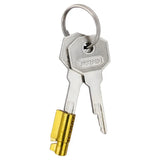 Chastity Cage Lock Accessories with Catheter material finish close | 3d-chastity