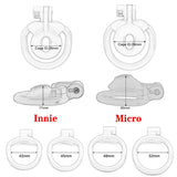 ABS Flat Chastity Cage side | 3d-chastity
