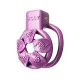 Spice Petal Purple Chastity Cage wearing | 3d-chastity