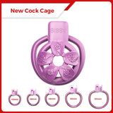 Spice Petal Purple Chastity Cage main product | 3d-chastity
