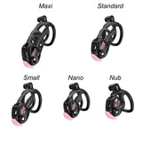 Black Cobra Standard Chastity Kit With Urethral - 3d-chastity