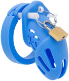 Coloured Silicone Devices Chastity Cage lock and ring | 3d-chastity