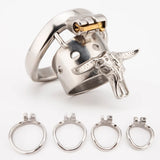 Bull Head Skeleton Chastity Cage main product | 3d-chastity