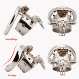 Bull Head Skeleton Chastity Cage side | 3d-chastity