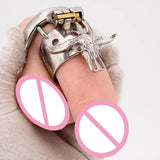 Bull Head Skeleton Chastity Cage lock and ring | 3d-chastity