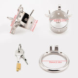 Bull Head Skeleton Chastity Cage rear | 3d-chastity