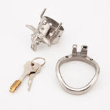 Bull Head Skeleton Chastity Cage size and shape | 3d-chastity