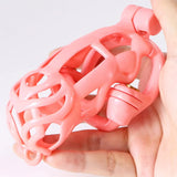Bullhead Chastity Cage Set lock and ring | 3d-chastity
