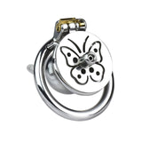 Butterfly Inverted Chastity Cage material finish close | 3d-chastity