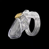 Closure Small Plastic Chastity Cage 2.75 Inch CB6000S wearing | 3d-chastity