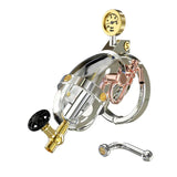 NEW SteamPunk 316 Stainless Steel Chastity Device side | 3d-chastity