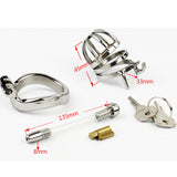 Beta Male Chastity Device 1.77 InchTo 2.28" wearing | 3d-chastity