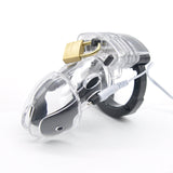 Plastic Electric Chastity Device with Ｃonsole lock and ring | 3d-chastity