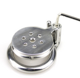 Tiny Metal Chastity Device 0.62 Inch Long size and shape | 3d-chastity