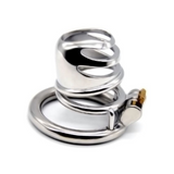 Big Urine Mouth Steel Chastity Cage1.54 InchCage Cage main product | 3d-chastity