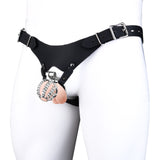 Chainmail Steel Chastity Cage with Belt size and shape | 3d-chastity