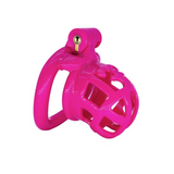Cuckold Nub - Plus Size: Resin Chastity Cage material finish close | 3d-chastity