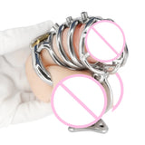 DIY Detachable Stainless Steel Male Chastity Device lock and ring | 3d-chastity