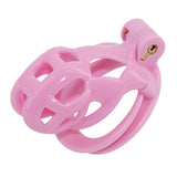 the Pink Mamba Chastity Cage lock and ring | 3d-chastity