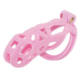 the Pink Cobra Chastity Cage front | 3d-chastity