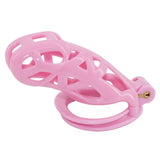 the Pink Cobra Chastity Cage rear | 3d-chastity