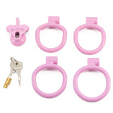 Flat Sissy Slave Cage Chastity Cage lock and ring | 3d-chastity