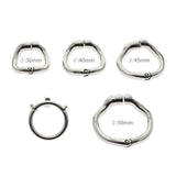 Stainless Steel Male Zero Chastity Cage lock and ring | 3d-chastity