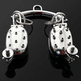 Evil Shells Stainless Steel Ball Stretcher Chastity Cage main product | 3d-chastity