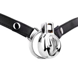 Steel Clitty Cock Cage with Belt