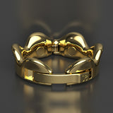 Foreskin Resistance Ring Chastity Cage rear | 3d-chastity