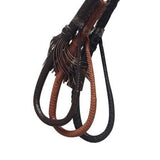 Genuine Leather Bondage Whip Chastity Cage material finish close | 3d-chastity