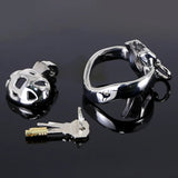 HT-V4 Flower Traction Chastity Cage with Belt side | 3d-chastity