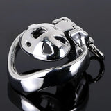 HT-V4 Flower Traction Chastity Cage with Belt wearing | 3d-chastity