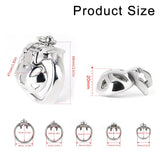 HT-V4 Flower Traction Chastity Cage with Belt material finish close | 3d-chastity
