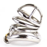 Metal Chastity Cage Small & Shabby wearing | 3d-chastity