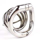 Metal Chastity Cage Small & Shabby lock and ring | 3d-chastity