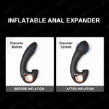 JEUSN Prostate Orgasm Vibrator Inflatable Chastity Cage size and shape | 3d-chastity