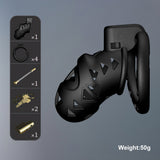 Rattlesnake Chastity Cage rear | 3d-chastity